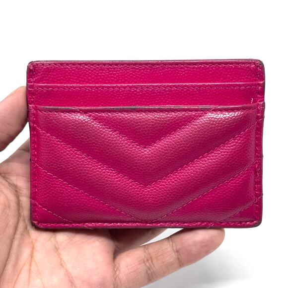 YSL All Black Cardholder Wallet - Picture 4 of 12